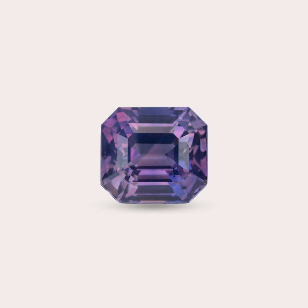 Natural Untreated Violet Sapphire | 1.57 Carats | Pakistan | Octagon | Certified