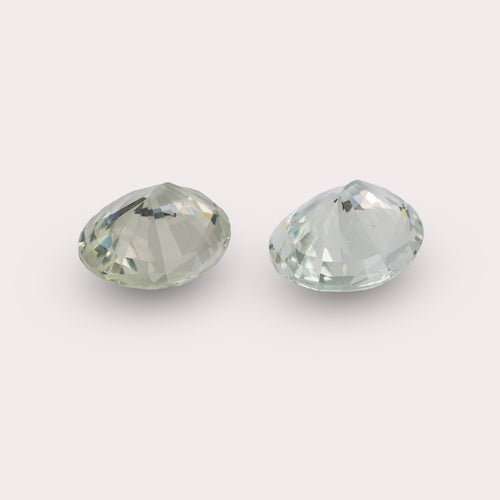 Natural Chrysoberyl Pair | 4.14 & 4.02 Carats | Oval | GRS Certified