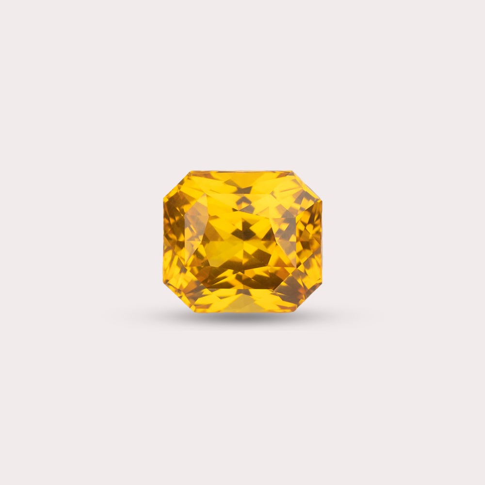 Natural Golden Yellow Sapphire | Heated | 2.03 Carats | Sri Lanka | Octagon | Certified
