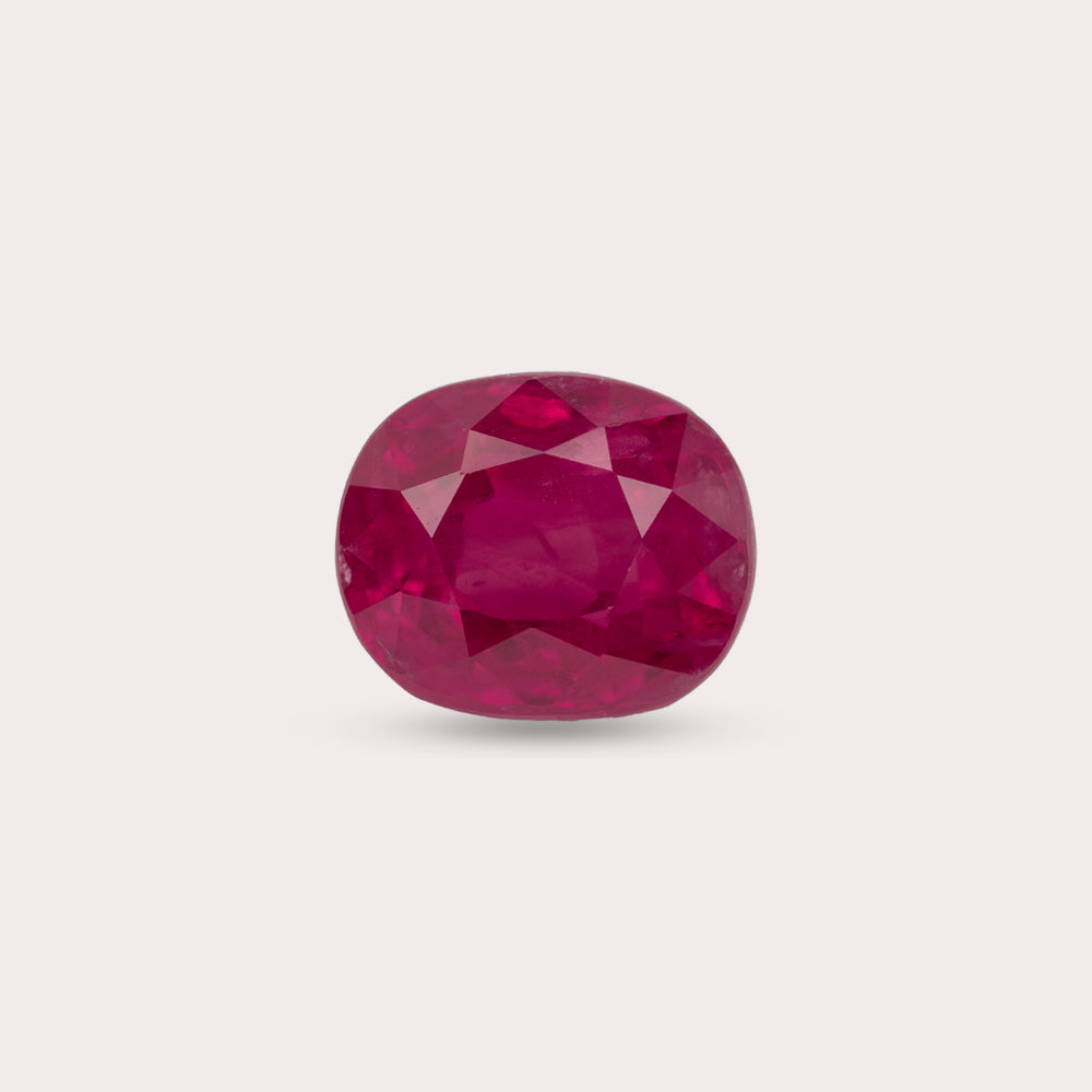 Natural Ruby | Heated | 3.02 Carats | Burma | Oval | GRS Certified