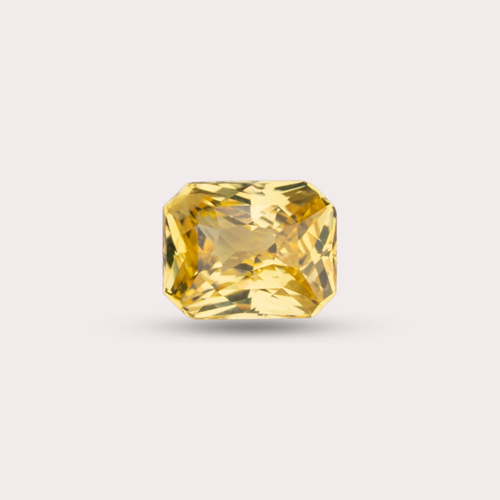 Natural Golden Yellow Sapphire | Heated | 1.10 Carats | Sri Lanka | Octagon | Certified