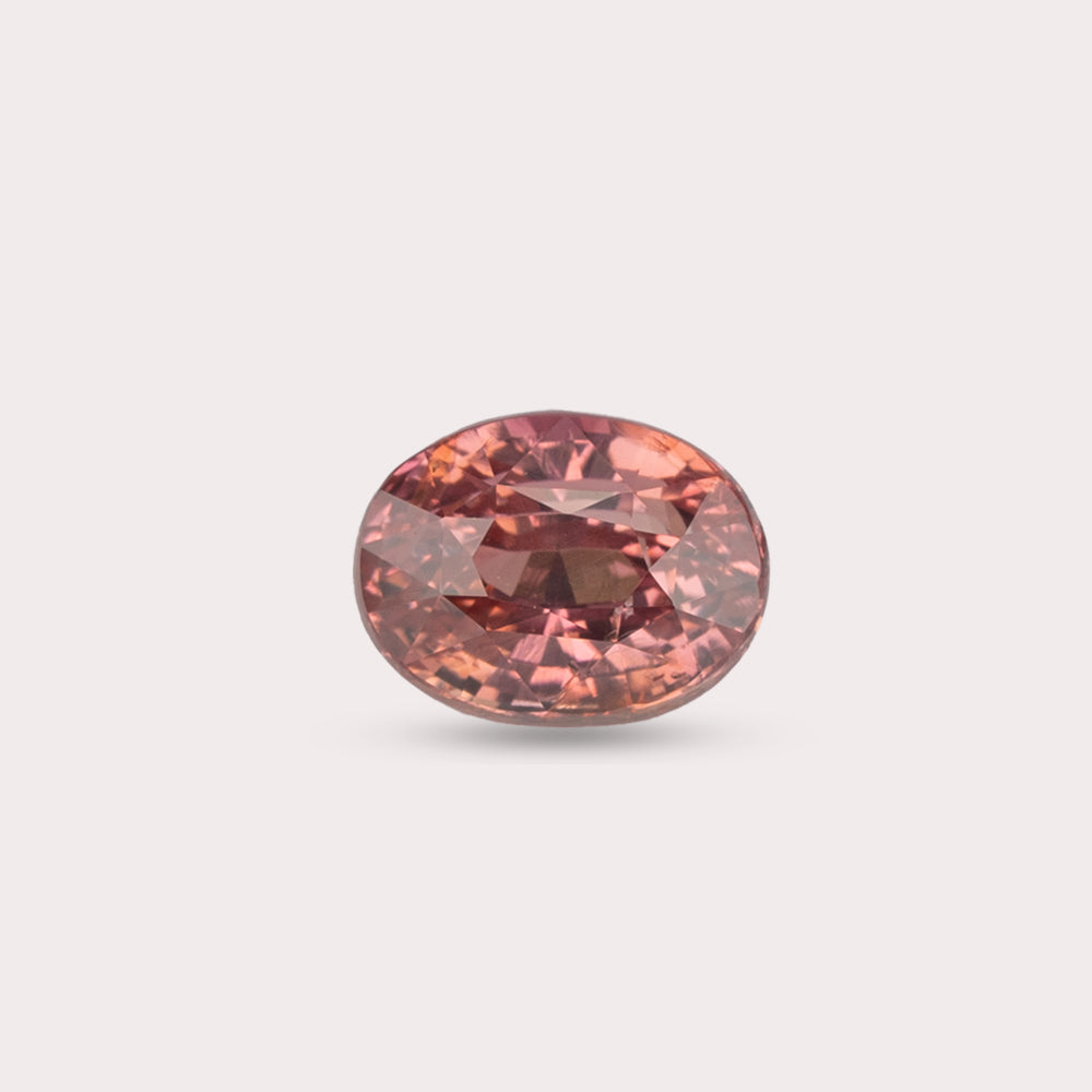 Natural Untreated Padparadscha | 1.09 Carats | Madagascar | Oval | GRS Certified
