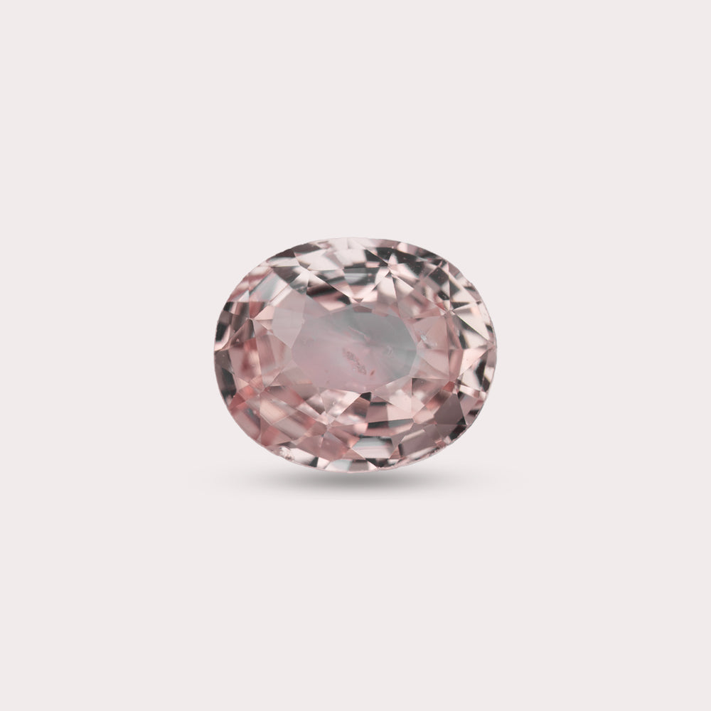 Natural Untreated Padparadscha | 1.57 Carats | Madagascar | Oval | Certified
