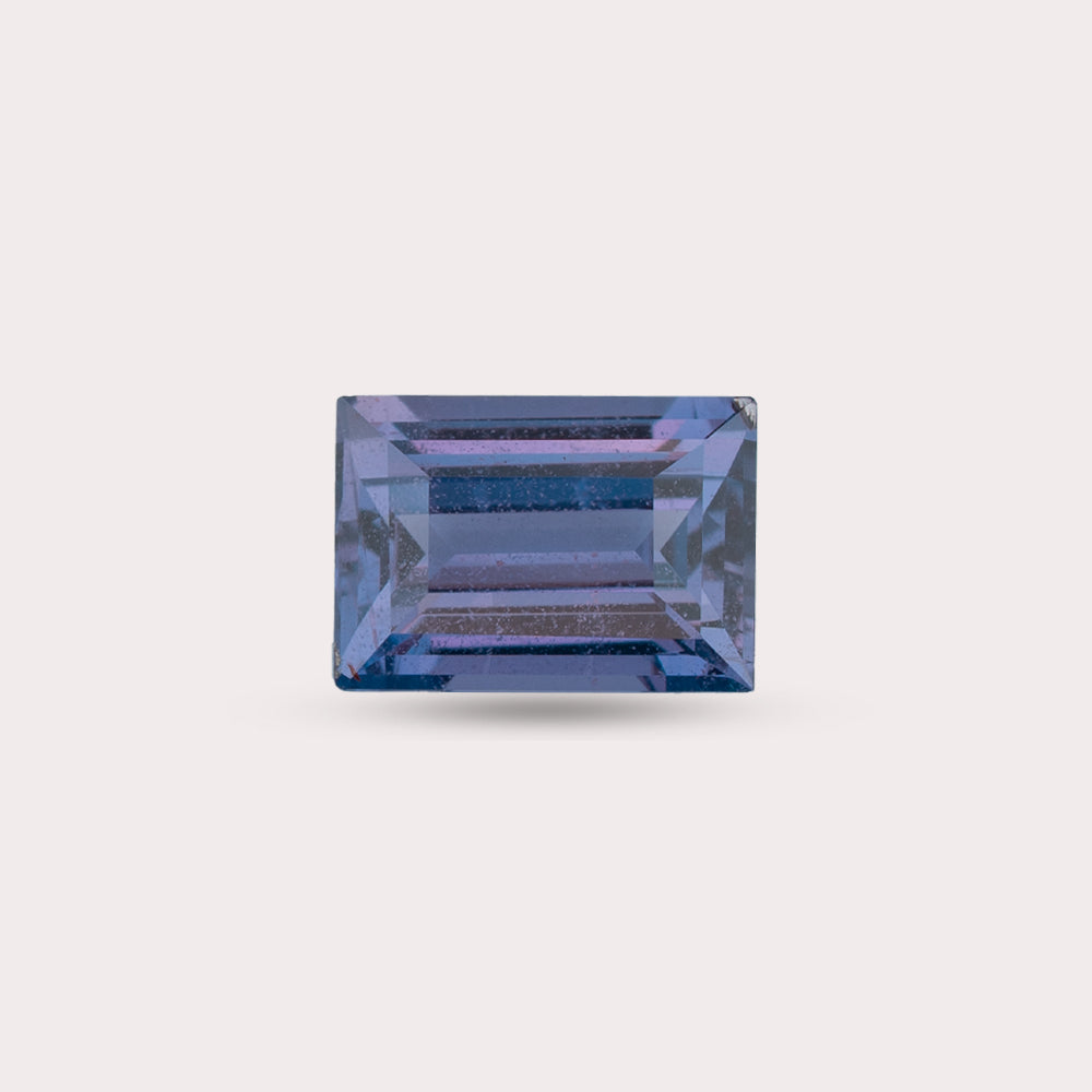 Natural Untreated Lavender Sapphire | 1.08 Carats | Madagascar | Rectangle | Certified