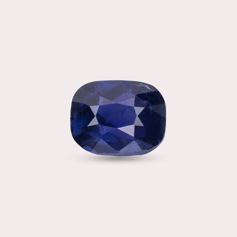Natural Untreated Intense Blue Sapphire | 1.04 Carats | Madagascar | Cushion | Certified