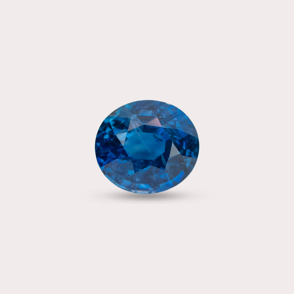 Natural Blue Sapphire | Heated | 5.5 Carats | Sri Lanka | Oval | C.Dunaigre Certified