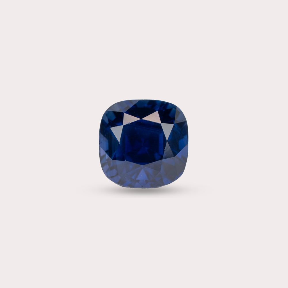 Natural Untreated Blue Sapphire | 1.54 Carats | Madagascar | Cushion | GRS Certified