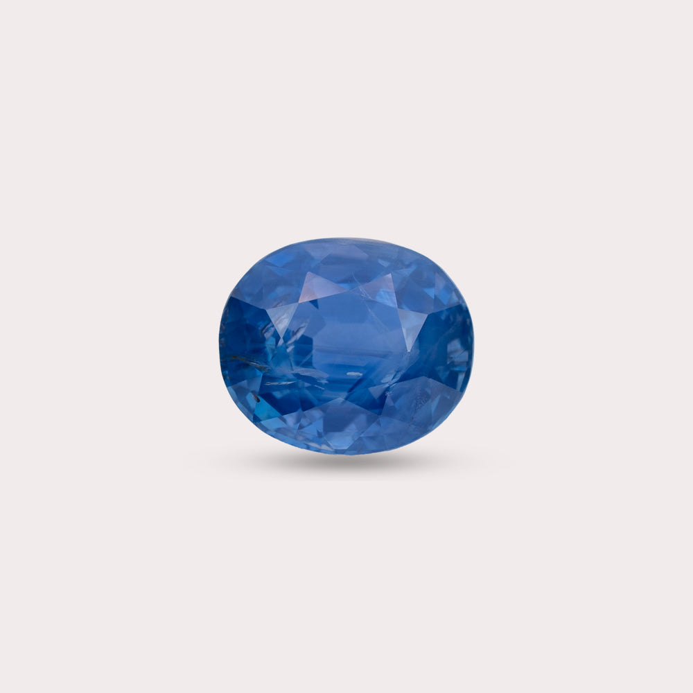 Natural Untreaed Intense Blue Sapphire | 4.51 Carats | Burma | Oval | Certified