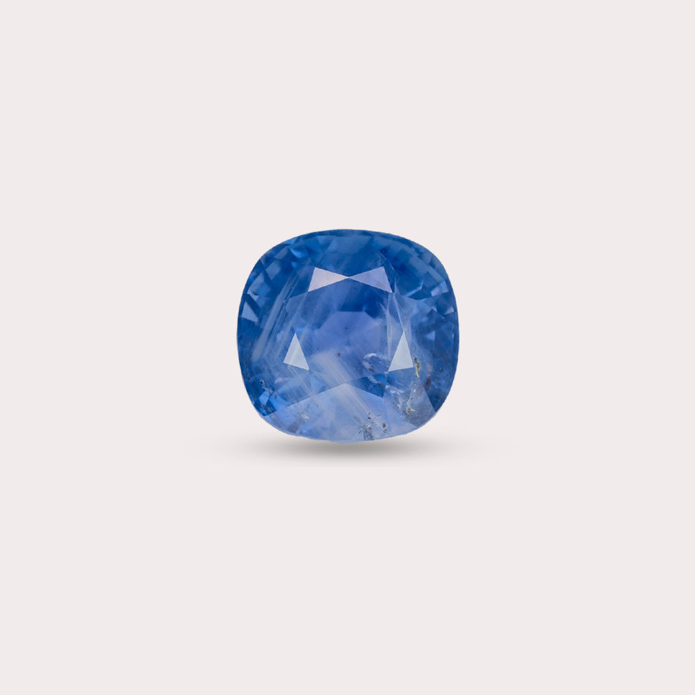 Natural Untreated Blue Sapphire | 5.59 Carats | Burma | Cushion | GRS Certified