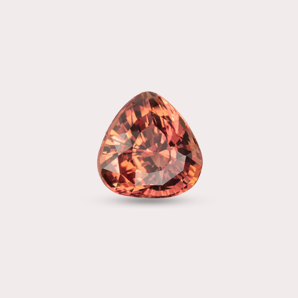 Natural Untreated Padparadscha | 2.04 Carats | Madagascar | Pear | GRS Certified