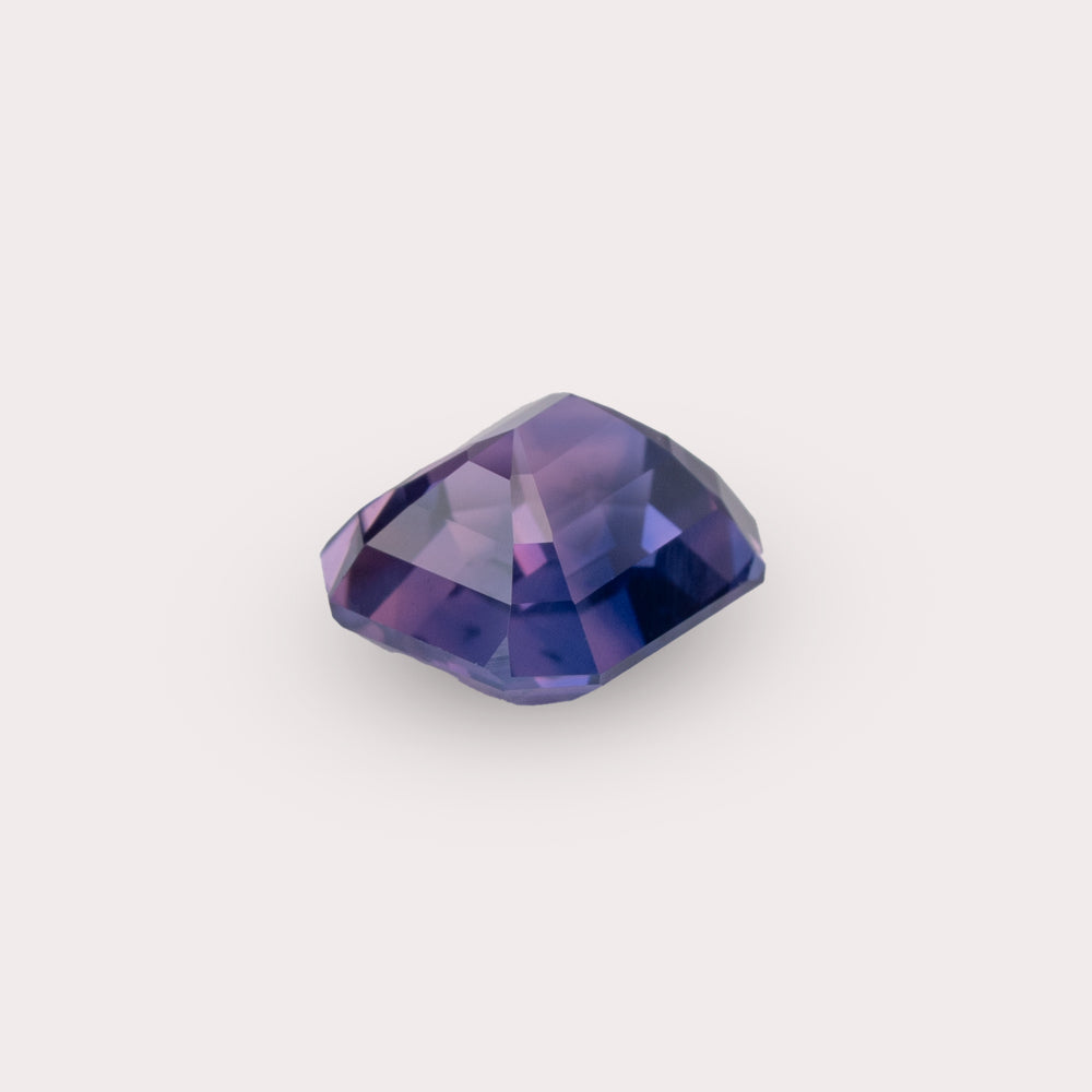 Natural Untreated Violet Sapphire | 1.57 Carats | Pakistan | Octagon | Certified