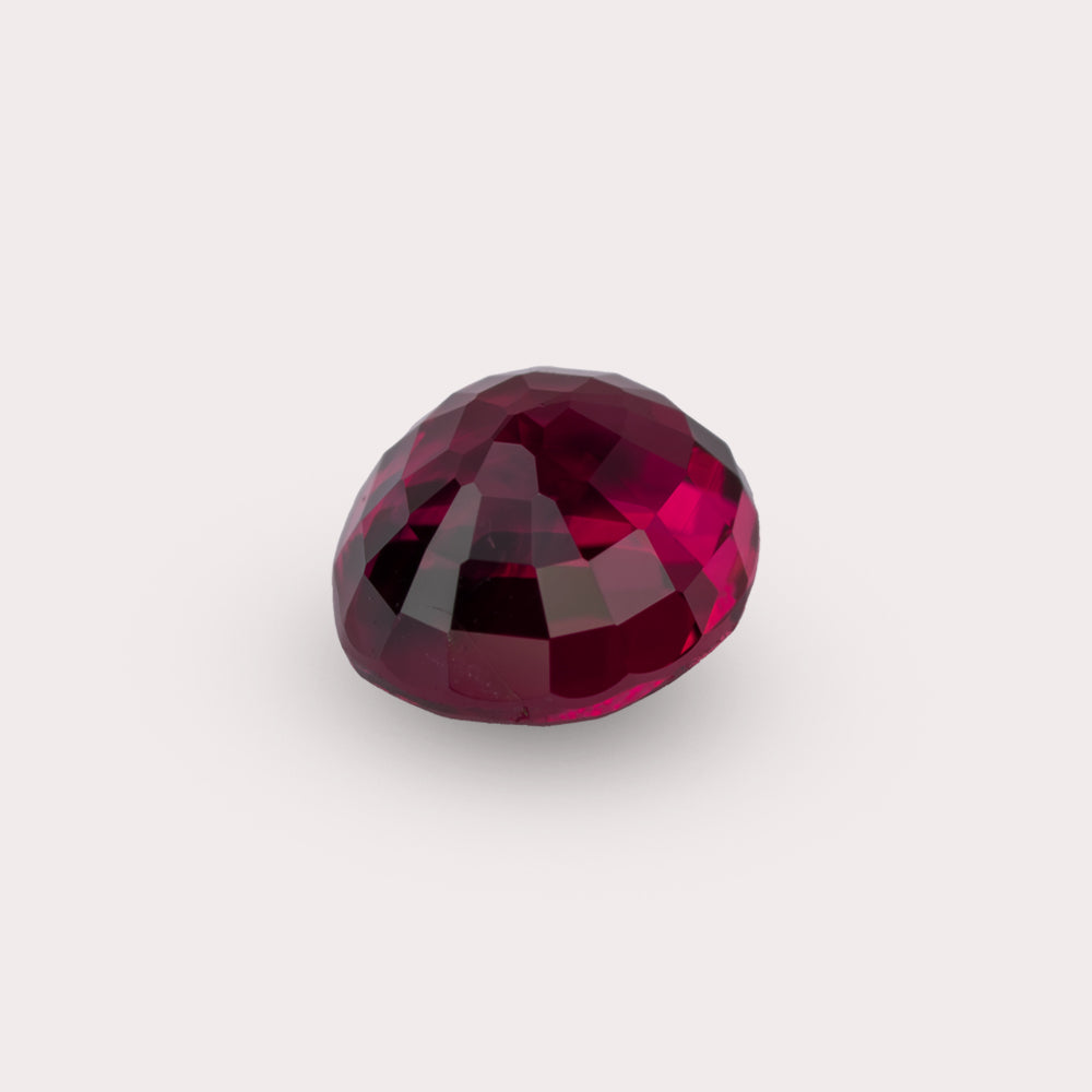 Natural Untrated Pigeon's Blood Ruby | 1.02 Carats | Burma | Oval | GRS Certified