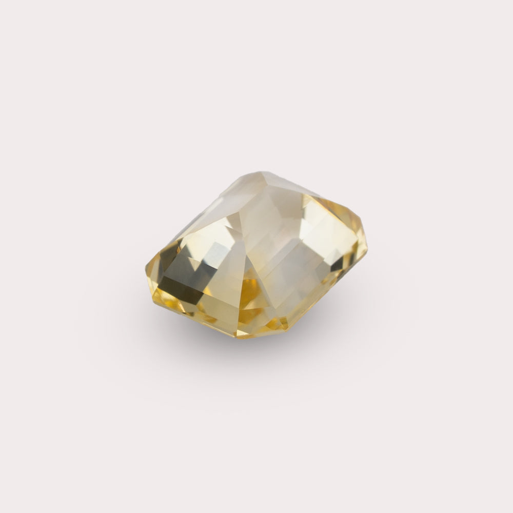 Natural Golden Yellow Sapphire | Heated | 1.55 Carats | Sri Lanka | Octagon | Certified