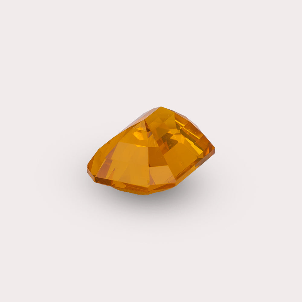 Natural Orange Sapphire | Heated | 2.22 Carats | Sri Lanka | Octagon | Certified