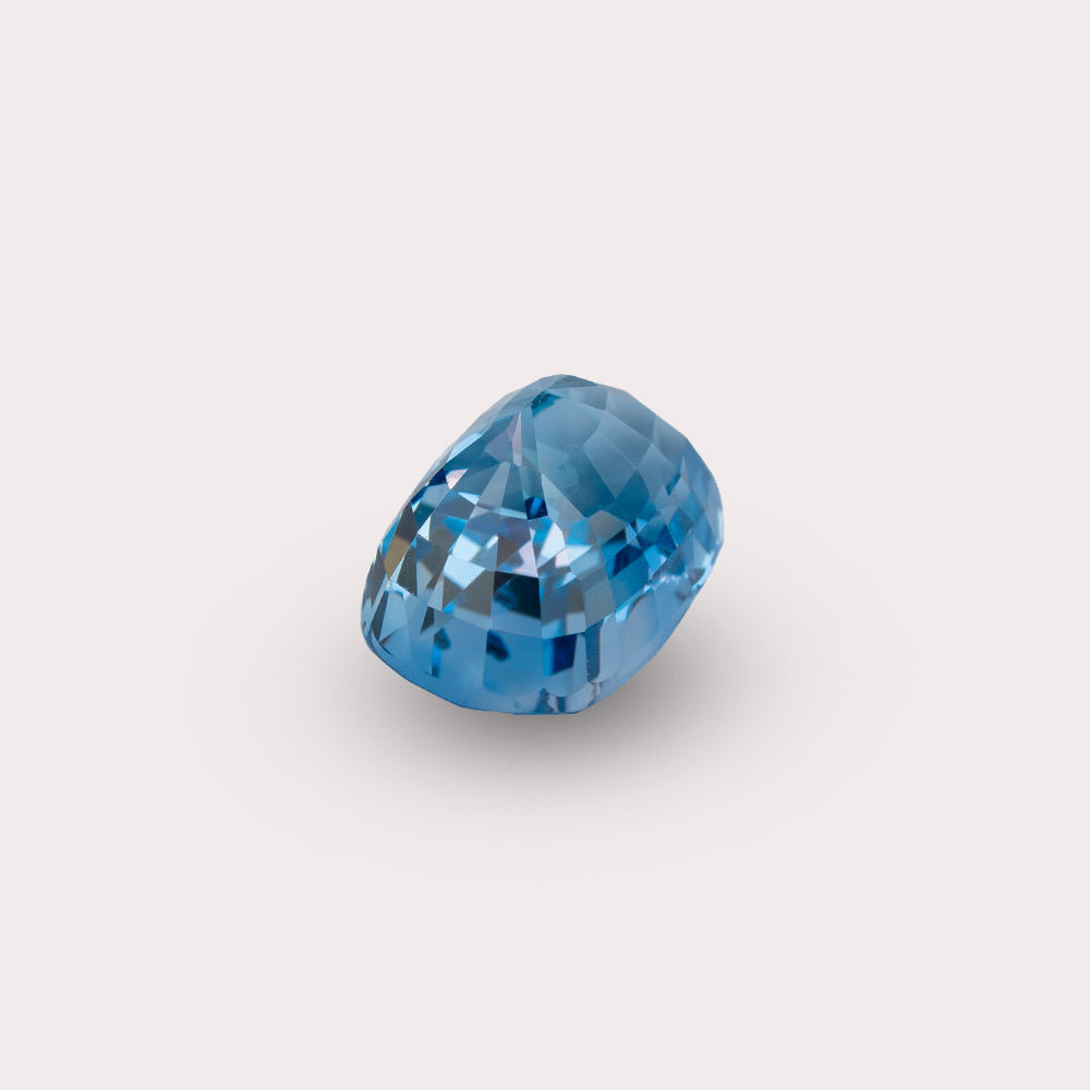 Natural Untreated Intense Blue Sapphire | 4.03 Carats | Sri Lanka | Cushion | Certified