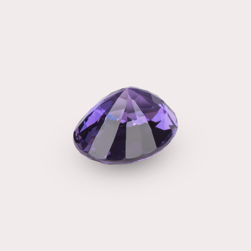 Natural Untreated Vivid Purple Sapphire | 2.05 Carats | Madagascar | Oval | Certified