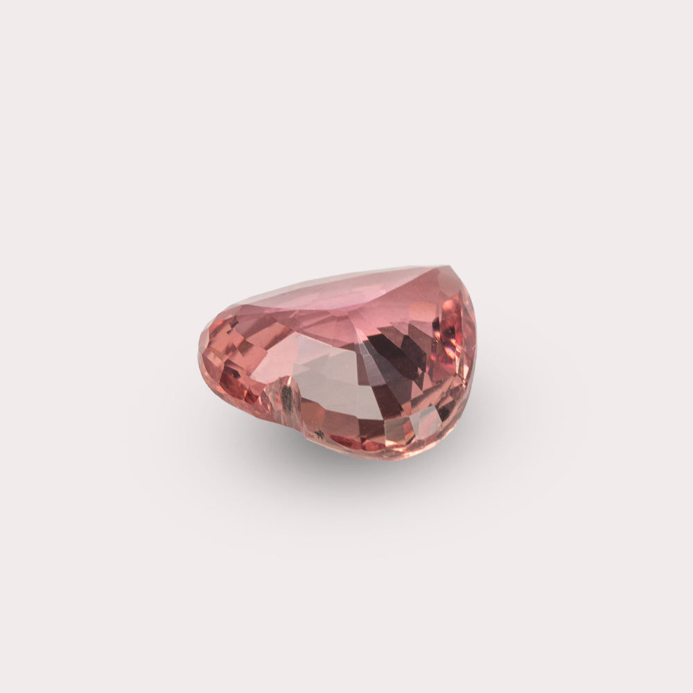 Natural Untreated Padparadscha | 1.56 Carats | Madagascar | Heart | GRS Certified