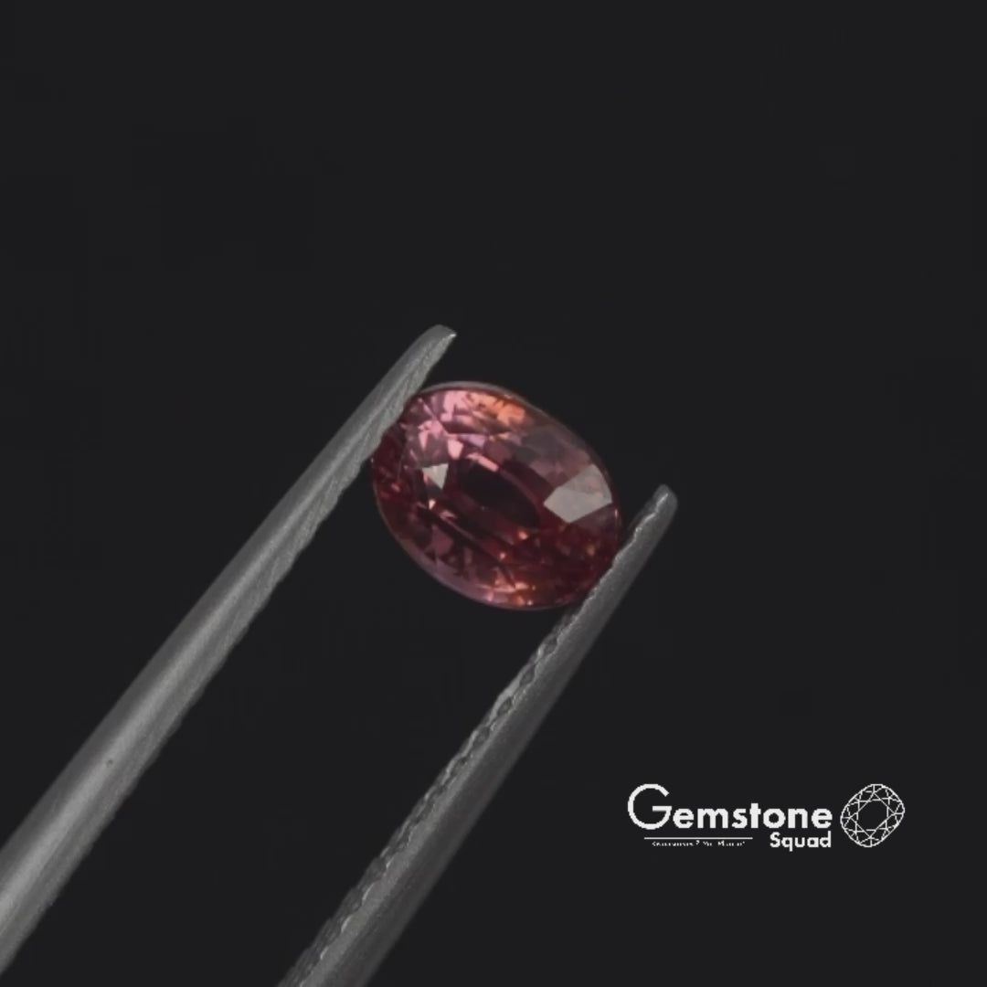 Natural Untreated Padparadscha | 1.09 Carats | Madagascar | Oval | GRS Certified