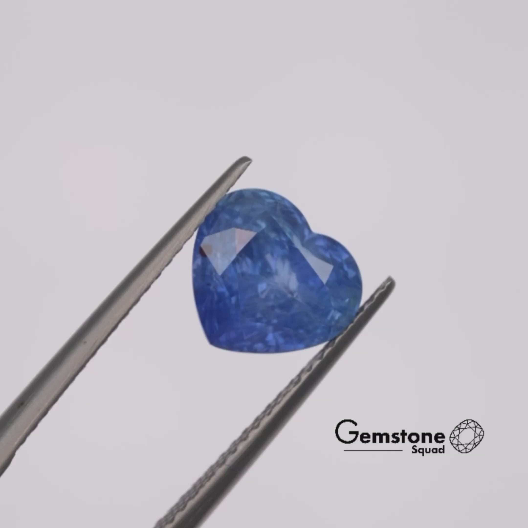 Natural Untreated Cornflower Blue Sapphire | 3.65 Carats | Sri Lanka | Heart | GRS Certified
