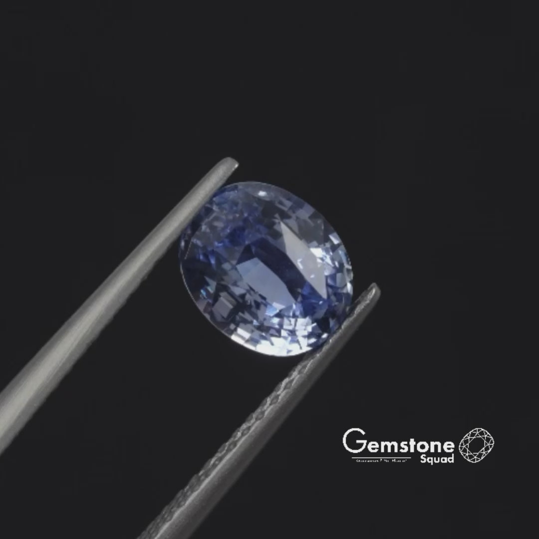 Natural Untreated Blue Sapphire | 2.05 Carats | Sri Lanka | Oval | Certified