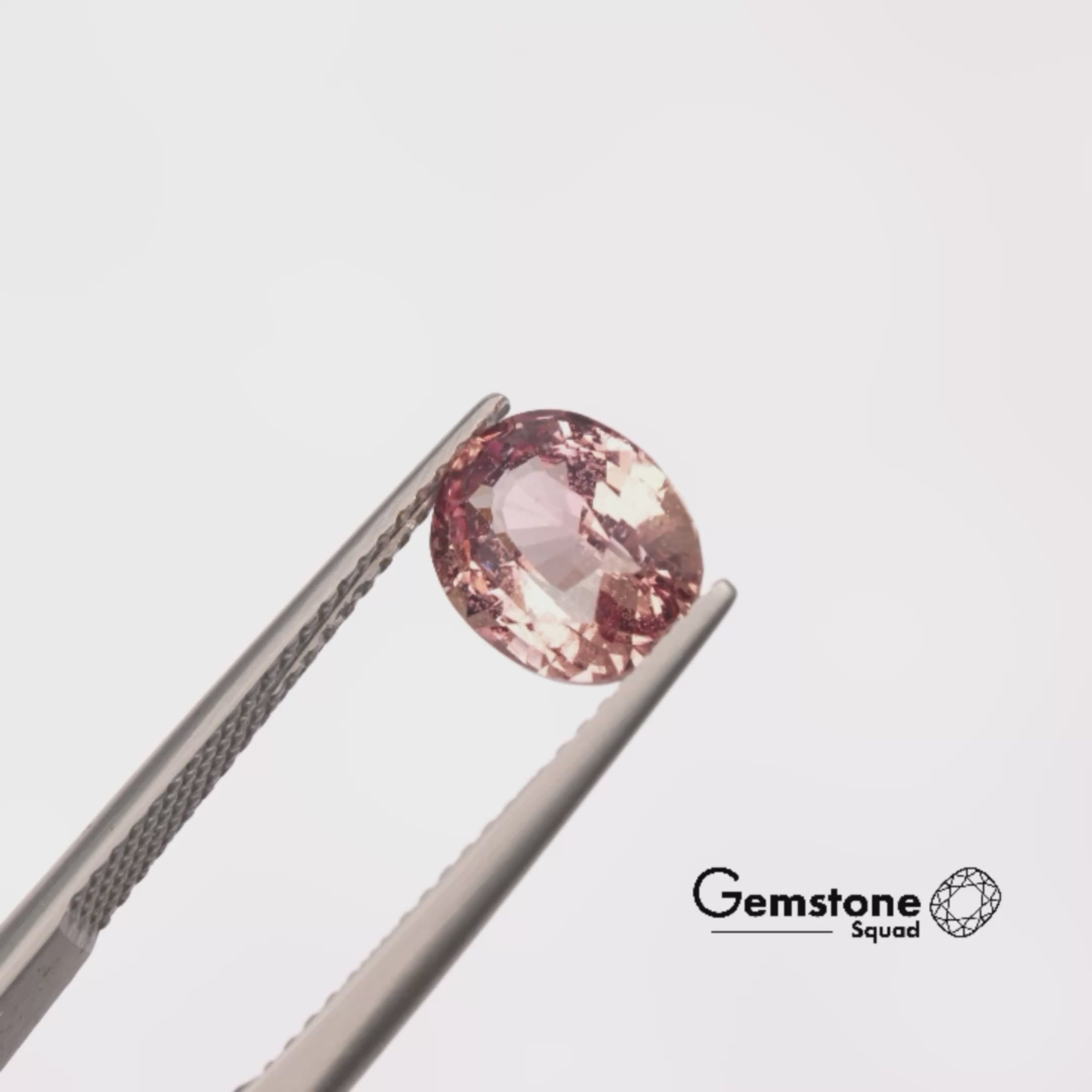 Natural Untreated Padparadscha | 2.29 Carats | Madagascar | Oval | GRS Certified