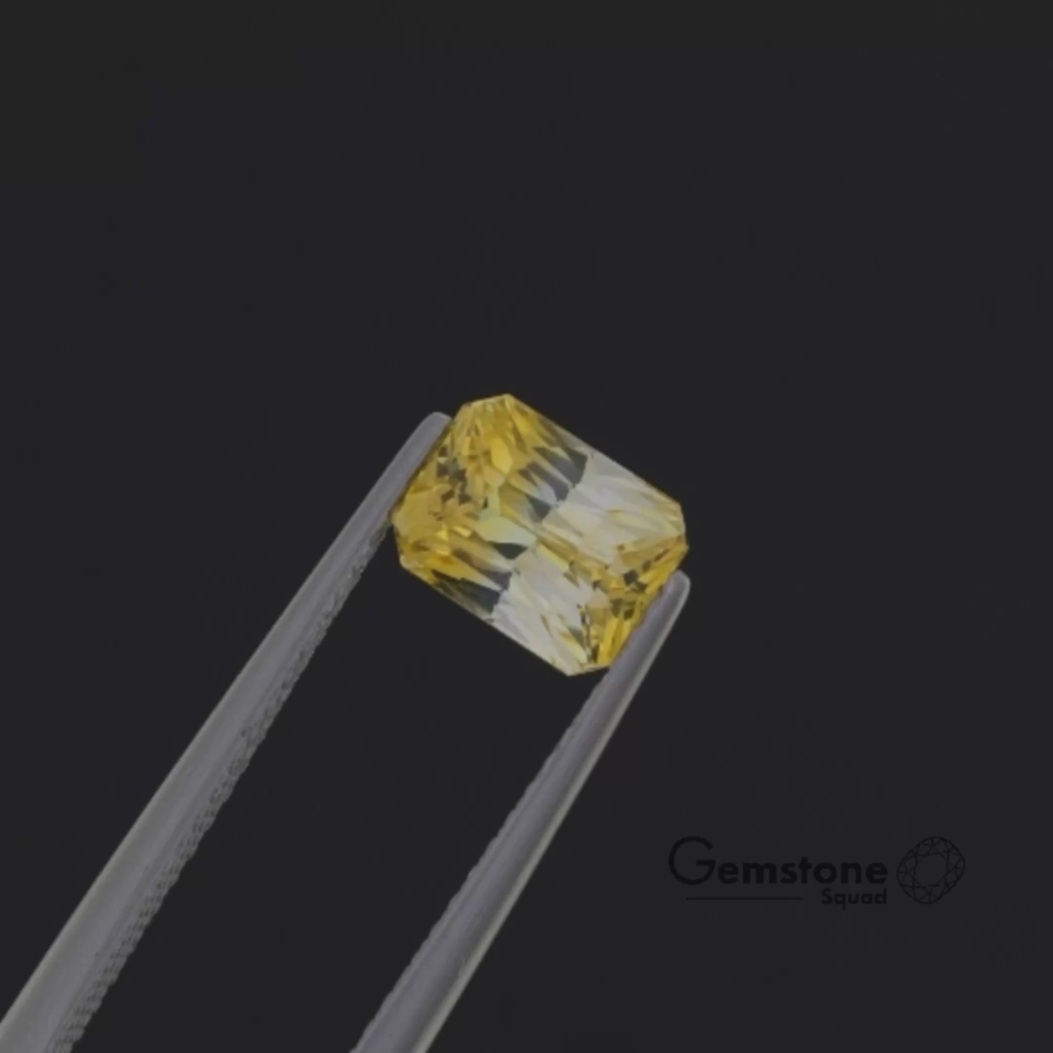 Natural Intense Yellow Sapphire | Heated | 1.61 Carats | Sri Lanka | Certified
