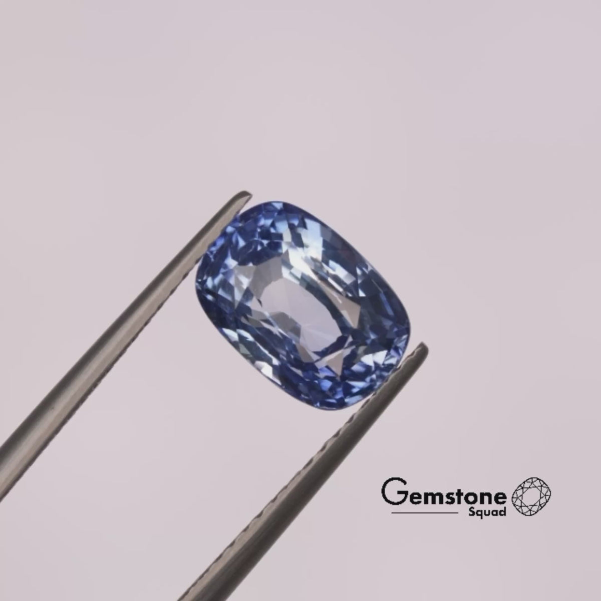 Natural Untreated Intense Blue Sapphire | 4.03 Carats | Sri Lanka | Cushion | Certified