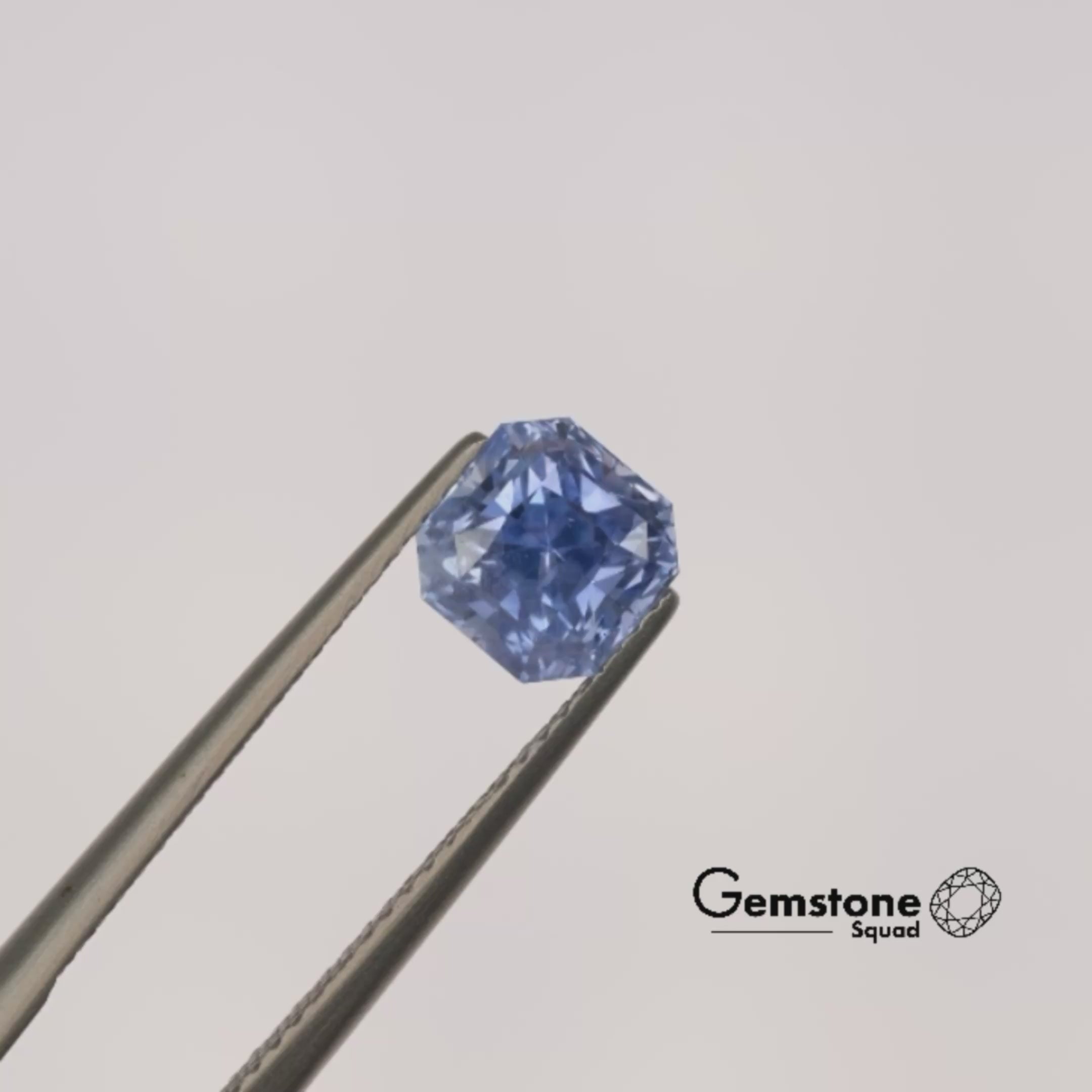 Natural Untreated Intense Blue Sapphire | 2.13 Carats | Sri Lanka | Octagon | Certified