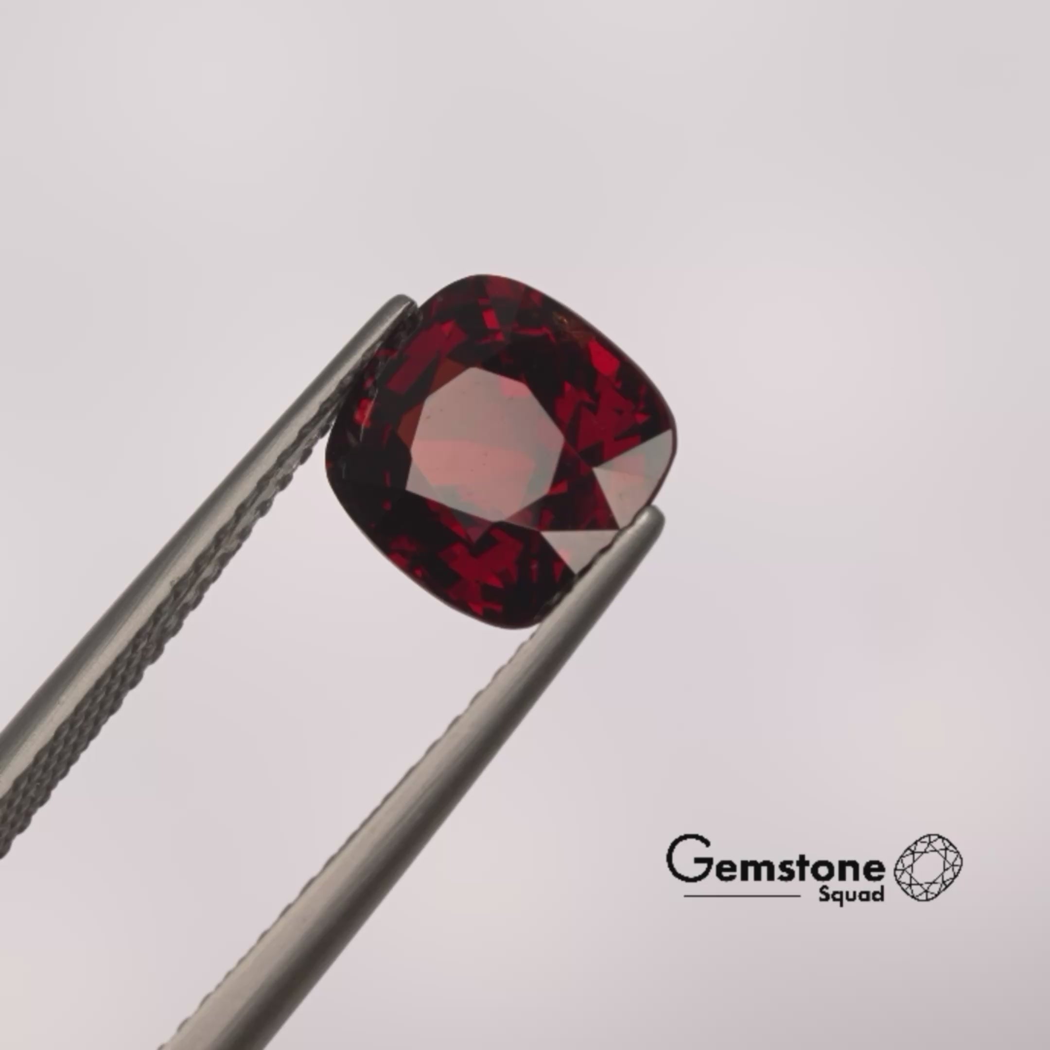 Natural Red Spinel | 3 Carats | Burma | Cushion | Certified