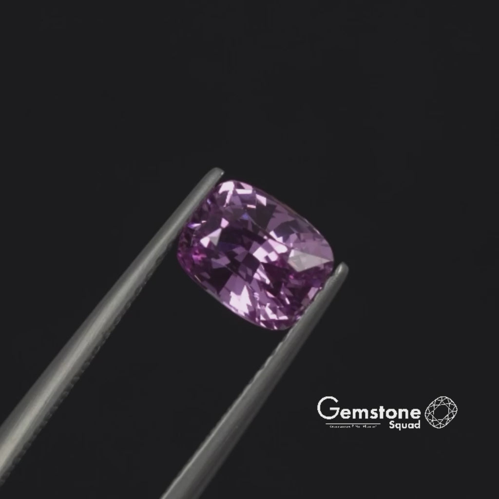 Natural Untreated Intense Pink Sapphire | 1.59 Carats | Madagascar | Cushion | Certified
