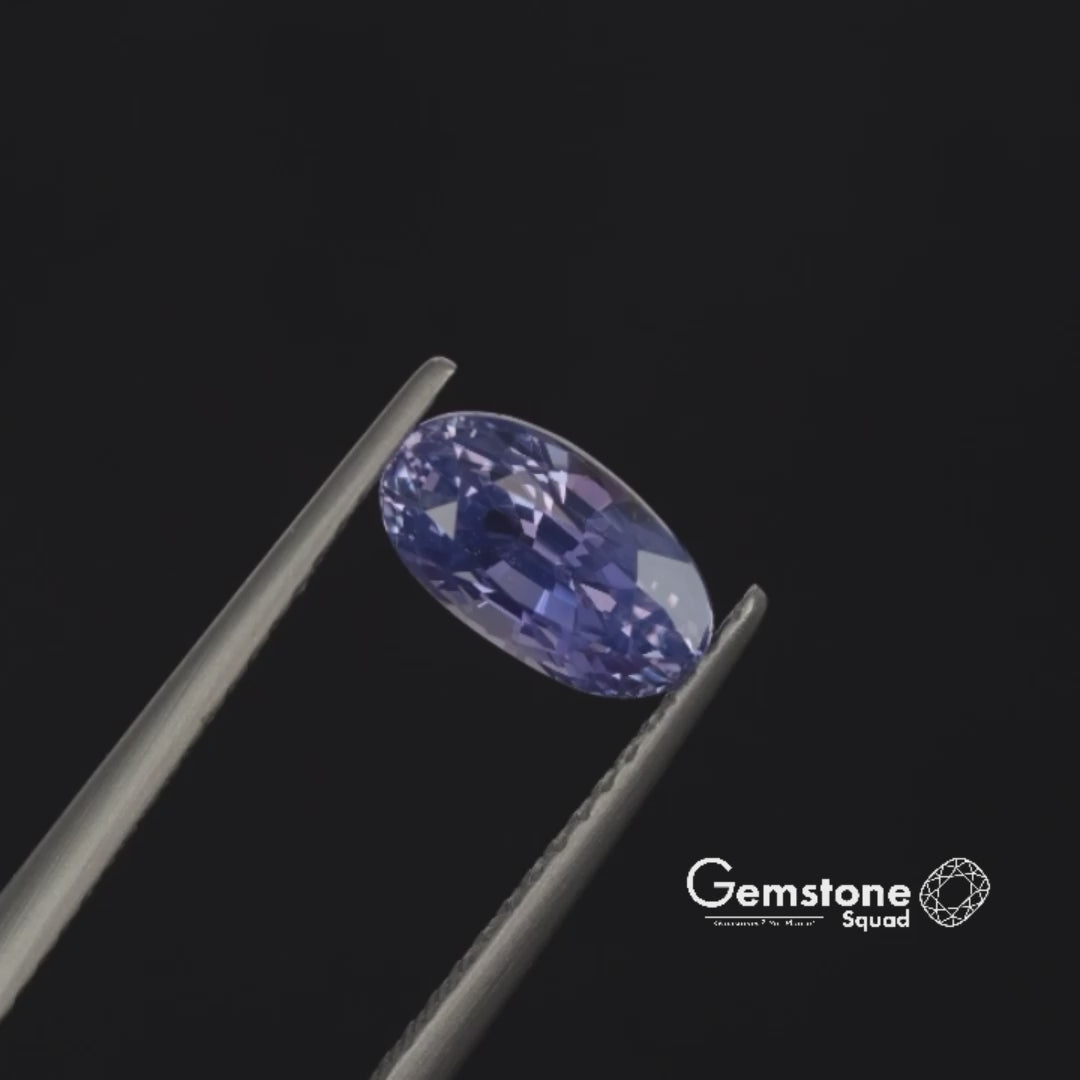Natural Untreated Blue Sapphire | 1.65 Carats | Sri Lanka | Oval | GRS Certified