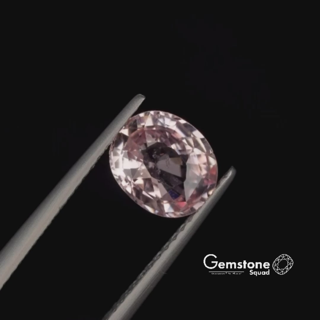 Natural Untreated Padparadscha | 1.57 Carats | Madagascar | Oval | Certified